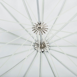 Quadralite Deep Space 105 white parabolic umbrella